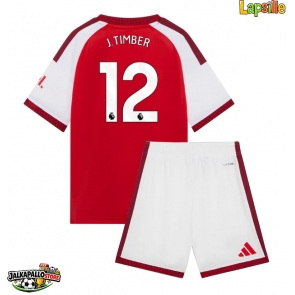 Arsenal Jurrien Timber #12 Kotipaita Lapsille 2026-27 Lyhythihainen (+ shortsit)